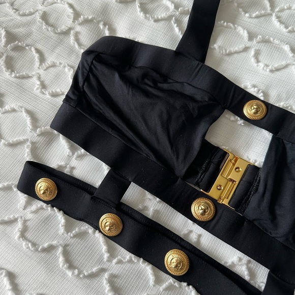 MONICA HANSEN Rich and Fab Cutout Bikini Top - Picture 9 of 14